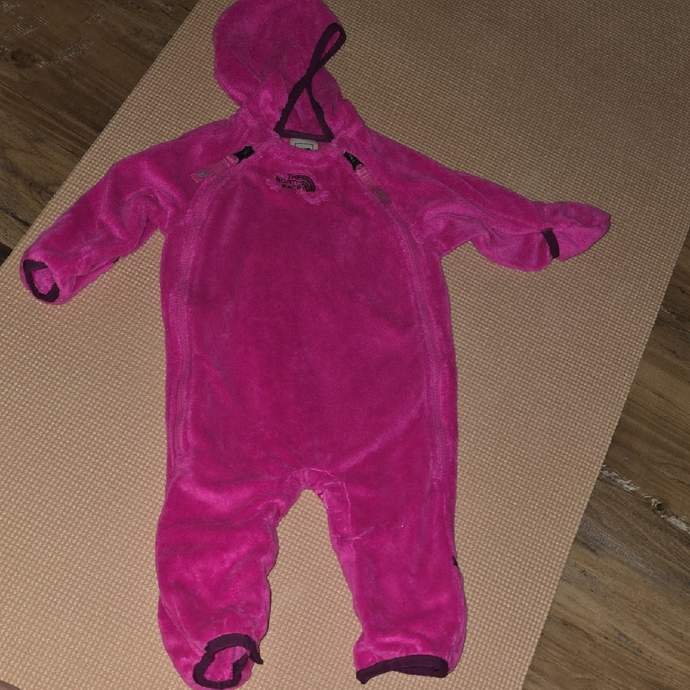 The North Face Fuchsia Kids Footie